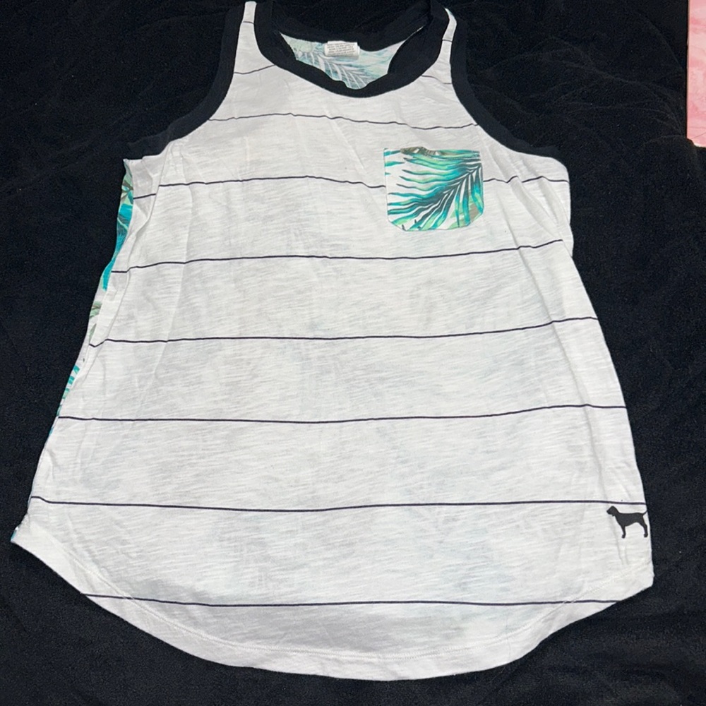 NWOT~VICTORIAS SECRET PINK TANK TOP~ VINTAGE - SIZE SMALL - Picture 1 of 5